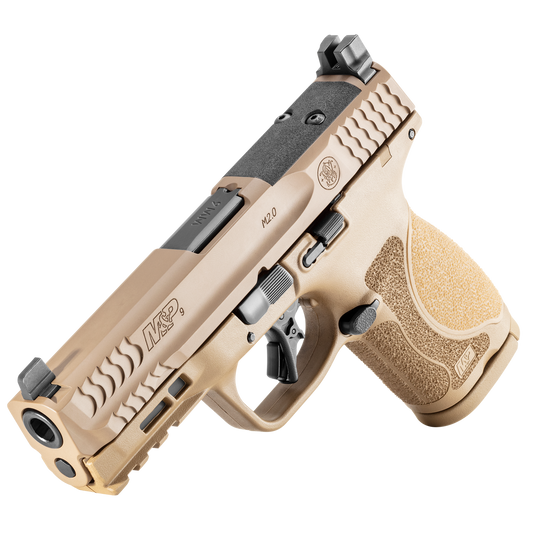 PISTOLA COMPACTA COLOR FDE CALIBRE 9MM SMITH & WESSON