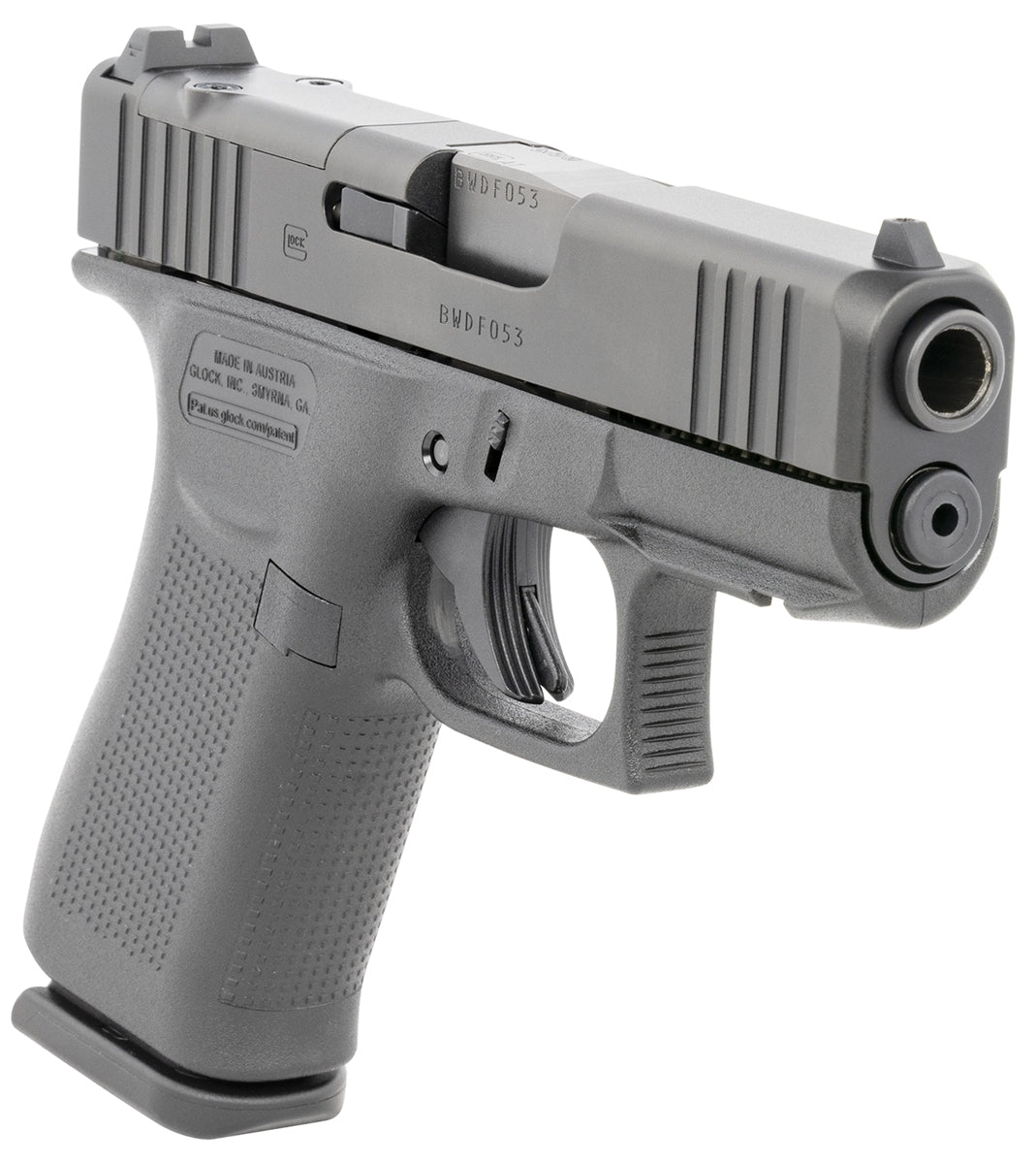 PISTOLA GLOCK 43X GENERACIÓN 5 MOS - CALIBRE 9MM