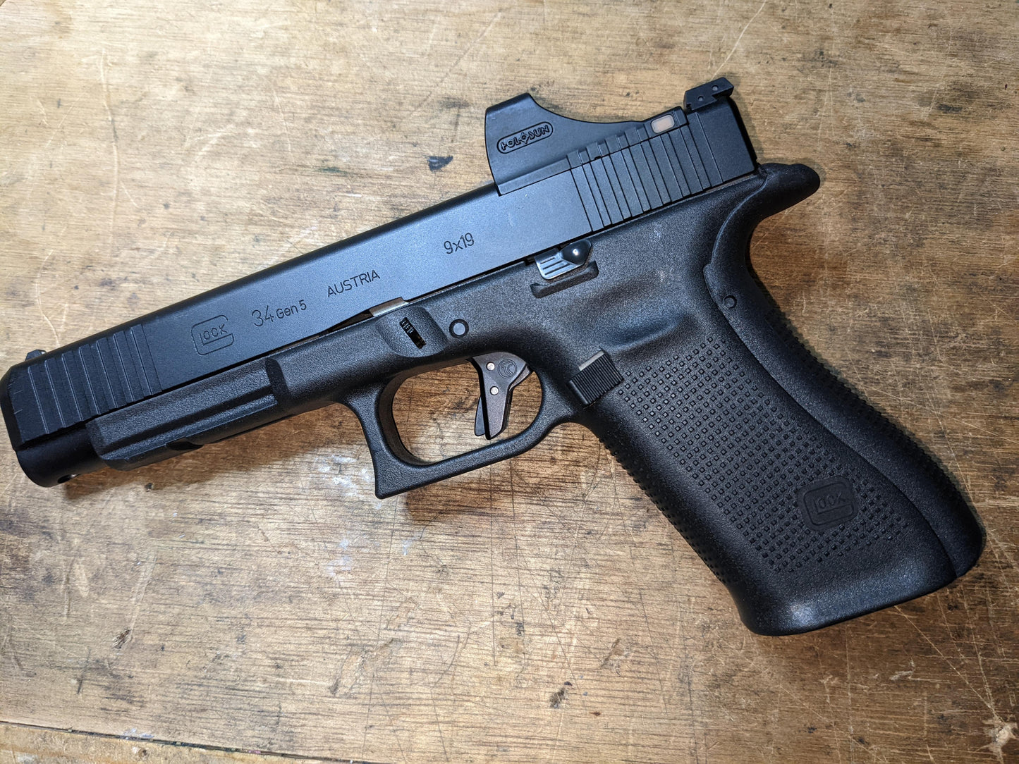 PISTOLA - GLOCK 34 - GENERACION 5 MOS - CALIBRE 9MM