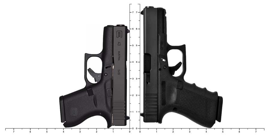 PISTOLA GLOCK 43 DELUXE - GENERACION 5 - CALIBRE 9MM